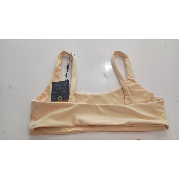 NWT Skatie bikini Designed in Venice orange cream top/buttercream bottom. Size M - Picture 9 of 9